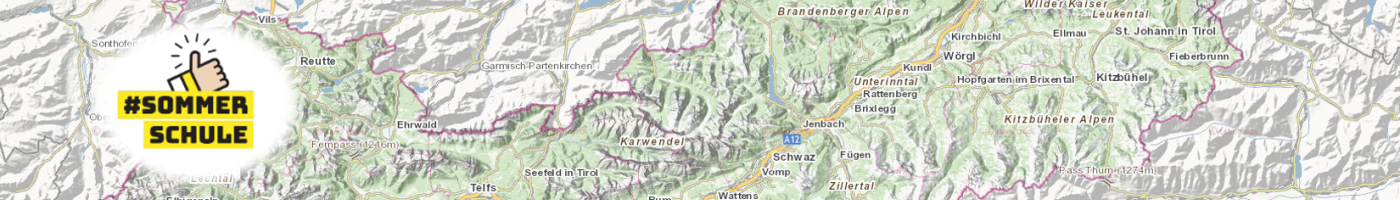 Kartografische Darstellung des Landes Tirol
